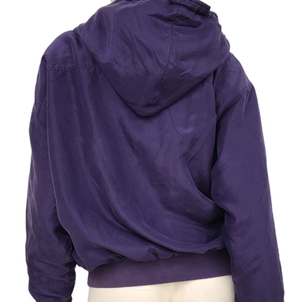 Style New York Silk Hooded Jacket size Medium - Picture 5 of 6